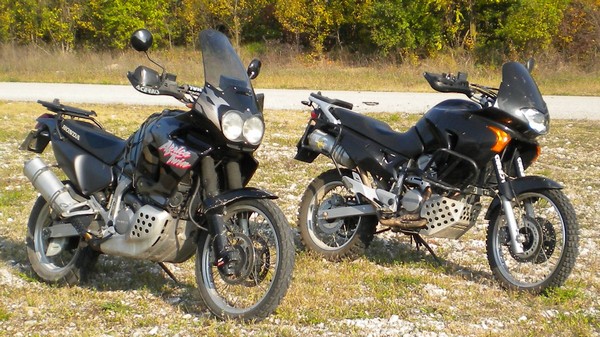 Le moto del Bostro: Honda Transalp 650 e Honda Africa Twin 750